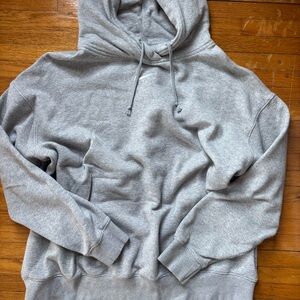 Women’s Grey Nike Embroidered Hoodie